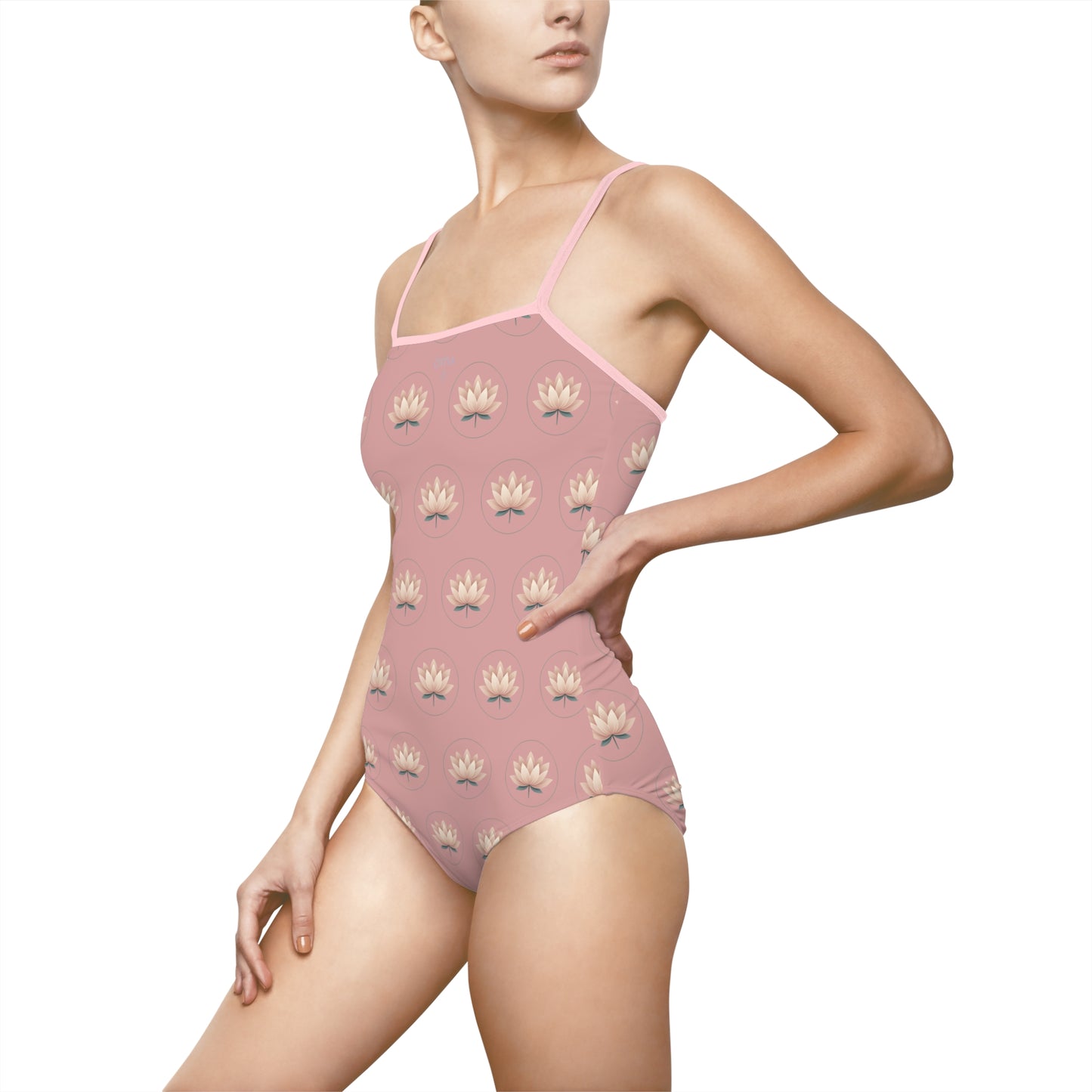 One-piece Swimsuit with HANA Loto Flower Collection